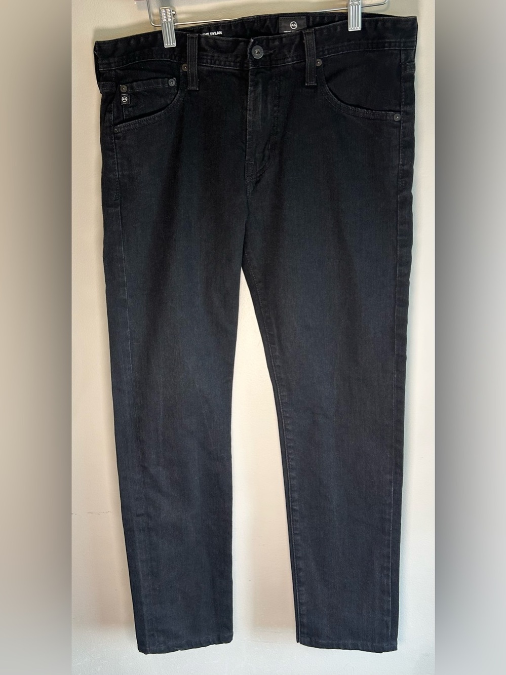 Adriano Goldschmied AG-ED Men's Dylan Slim Skinny Jeans 33x29 Black Made in USA